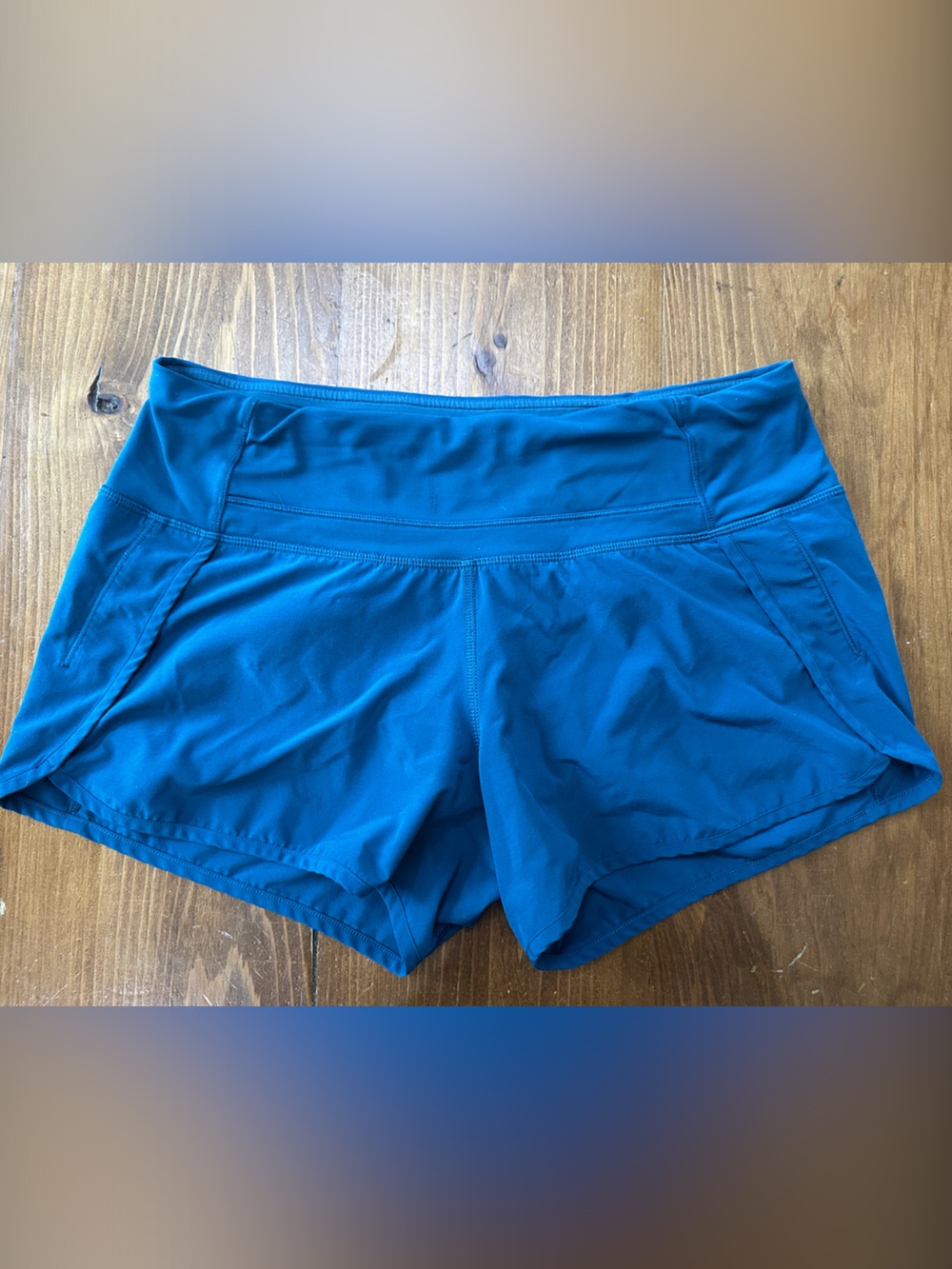 lululemon athletica Teal Blue Women's Athletic Shorts